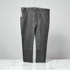 Reaction Kenneth Cole Mens Straight Fit Stretch Dress Pants 40x32 Gray‎ NWT